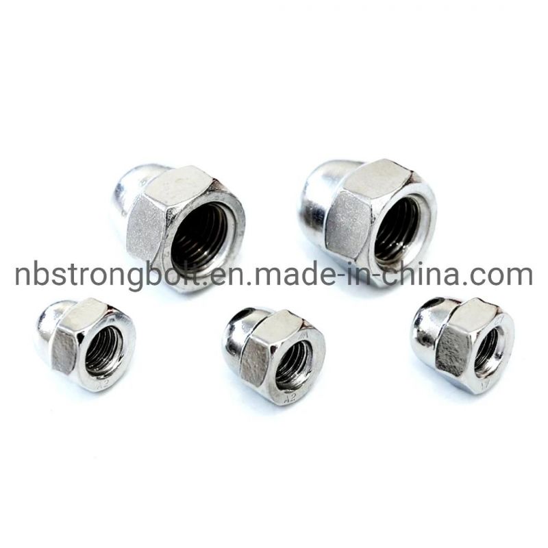Hex Domed Cap Nut with Zinc