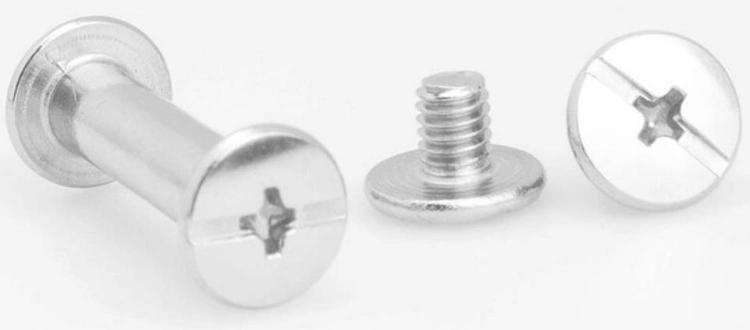304 Stainless Steel Flat Head Phillips Slotted Pair Lock Chicago Screws