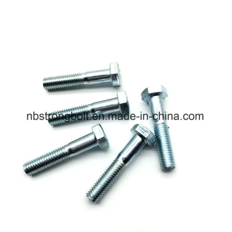10%off DIN931 Hex Cap Screw Gr. 10.9 with Withe Zinc Plated