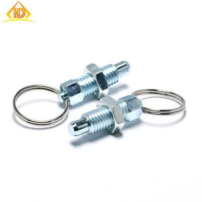 M6 M8 M10 M12 M16 Carbon Steel Galvanized Pull Ring Indexing Plunger