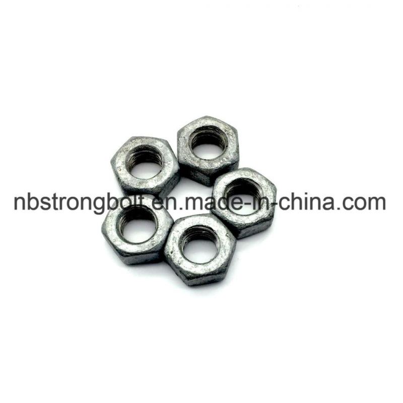 DIN934 Hex Nut Class 8 with HDG M10