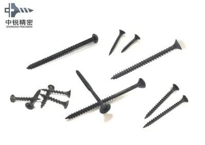 3.8X64mm Fine Thread Phillips Bugle Head Drywall Screws Black Phosphate Coated Drywall Screws