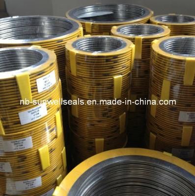 Spiral Wound Gaskets Ss304fg/Outer Ring Coating with Electrostatic Sprayng