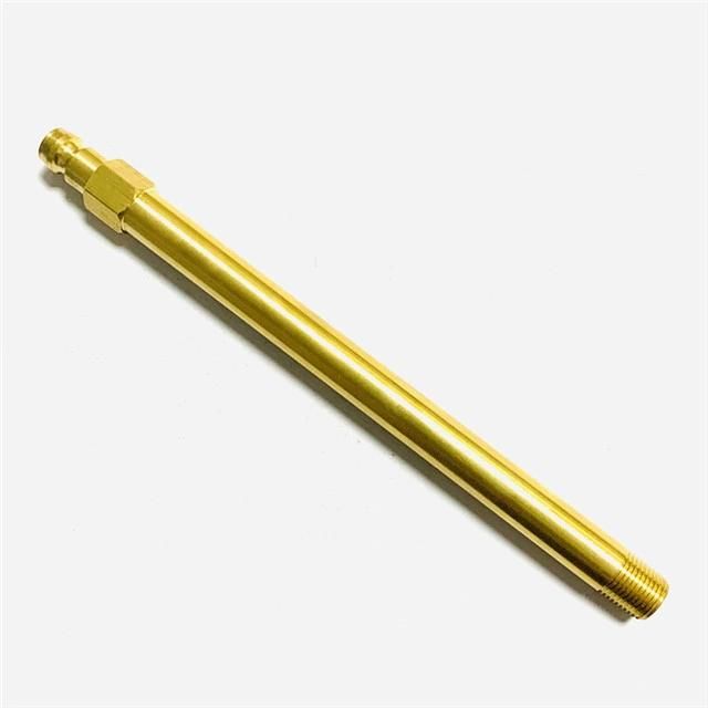 Hasco Z81/9/13/19 Brass CNC Lathing Parts Male Long Hex Hose Nipple Pipe Fitting