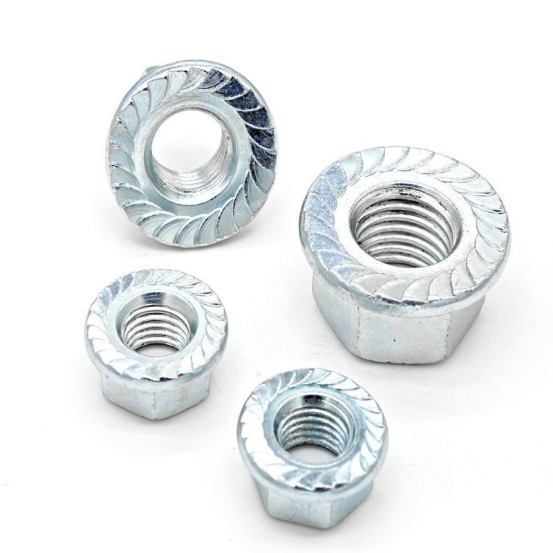 DIN6923 Galvanized M5-M20 Hex Flange Nut