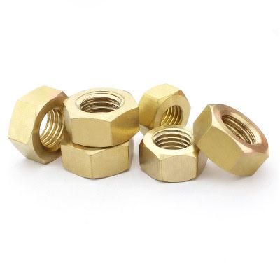 Made in China DIN934 Yellow Copper Brass Hex Nut