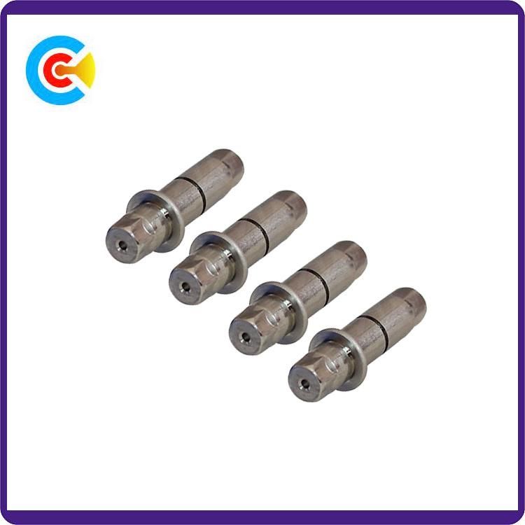 GB/DIN/JIS/ANSI Stainless-Steel/Carbon-Steel Pan/4.8/8.8/10.9 Galvanized Hexgon Non-Standard Pin for Machinery/Industry
