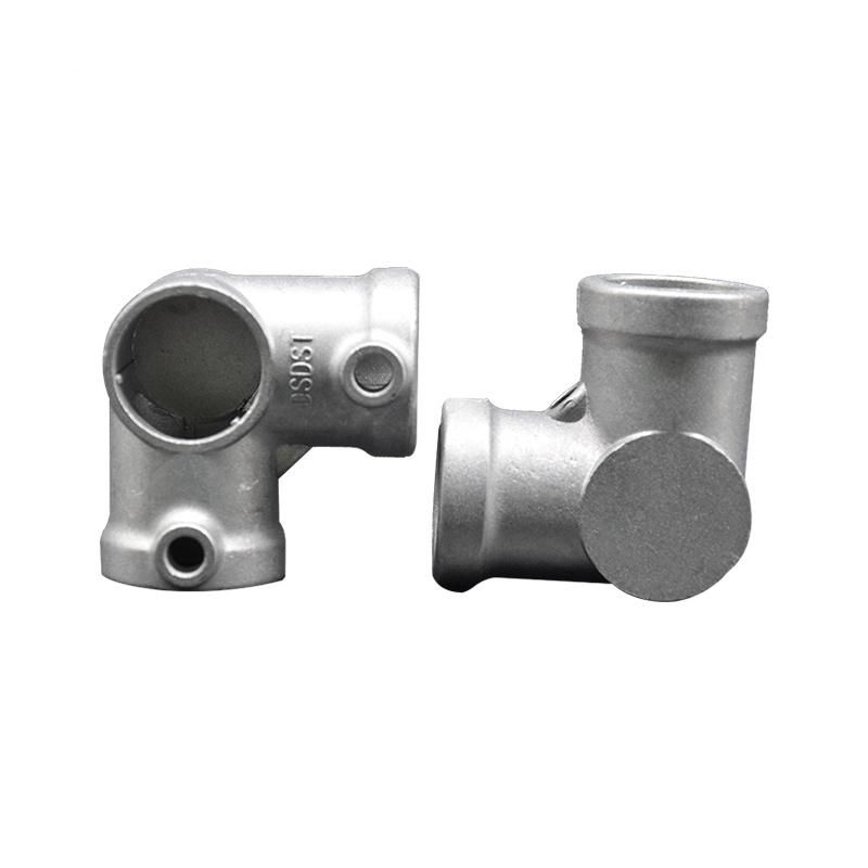 High Quality Aluminium Key Clamp Pipe Fittings 3/4 Inch 3 Way 90 Degree Elbow with Screws