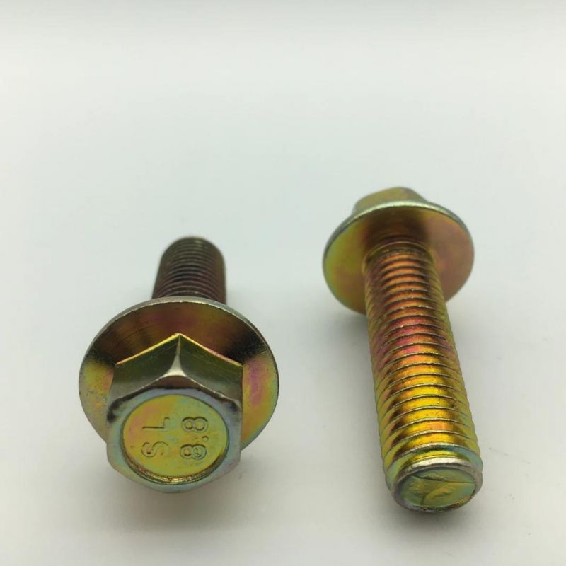 Head Screw with Flange Hex Bolt DIN6921