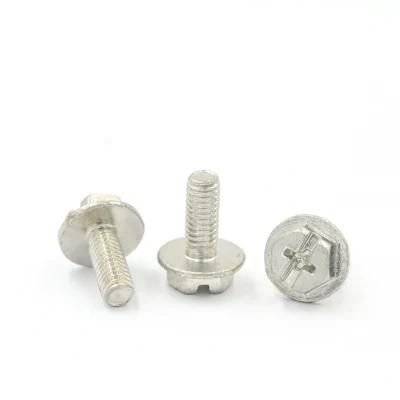 Zinc Plated with Steel Hex Flange Head Bolt Philips Driver