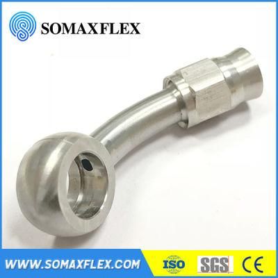 High Performance Reusable Hydraulic Hose Fittings Brake Oil Hose Line Banjo Stainless an Fitting