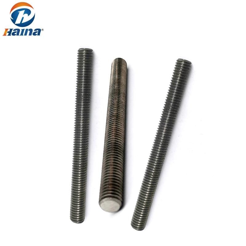 SS304 A2-70 Stainless Steel DIN975 DIN976 Threaded Bar / Threaded Rod