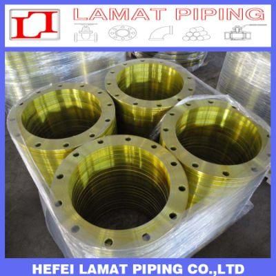 China-Factory-High-Quality BS4504//GOST/JIS Casting Carbon Steel Slip-on FF/RF Plate Flange