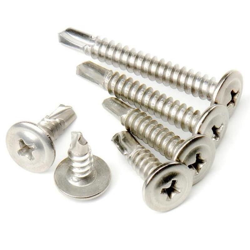 Phillip Drive Wafer Head Zinc Plated Drilling Point Self Drilling Screw