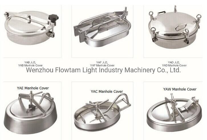 High Standard Sanitary Inox Tank Manway Manhole Cover for Tank