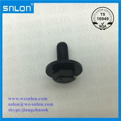 Black Hex Head Screws Assembled &#160; Large Washer &#160; Sems Screws