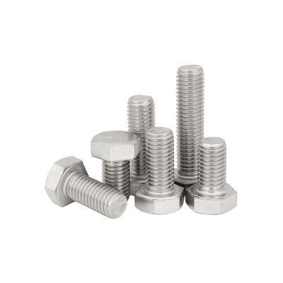 Custom Galvanized Stainless Steel Half Thread Hex Head Bolts