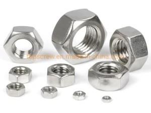 Stainless Steel Hexagon Hex Thick Nuts, Hex Nut, Flange Nut
