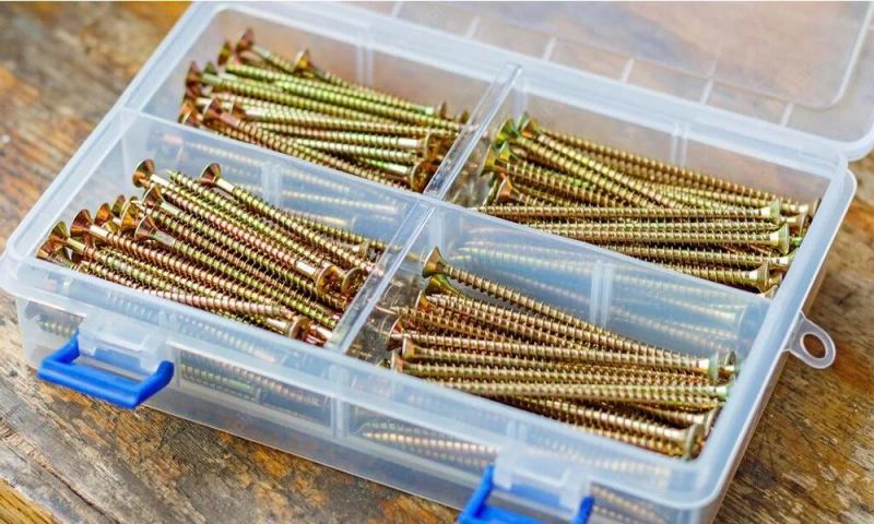 Gold Yellow Blue Zinc Plated /Galvanized C1022 Hardened Steel Corrosion-Resistant Particleboard Screw/Chipboard MDF-Plate Screws