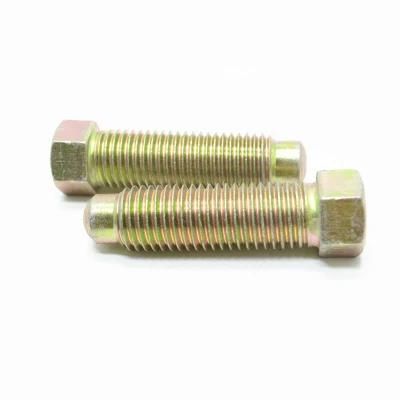 Gr8.8 Yellow Galvanized Hex Head Screw with Point