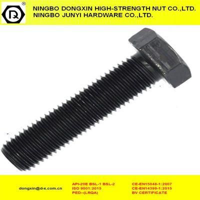 10.9 Hex Head Bolt Black Fastener Full Thread DIN933