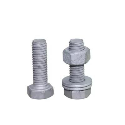 HDG - Grade8.8 - M16 - En 14399 Hr - Heavy Hexagon Head Bolt/Heavy Hex Bolt - Carbon Steel - 10b33/40cr