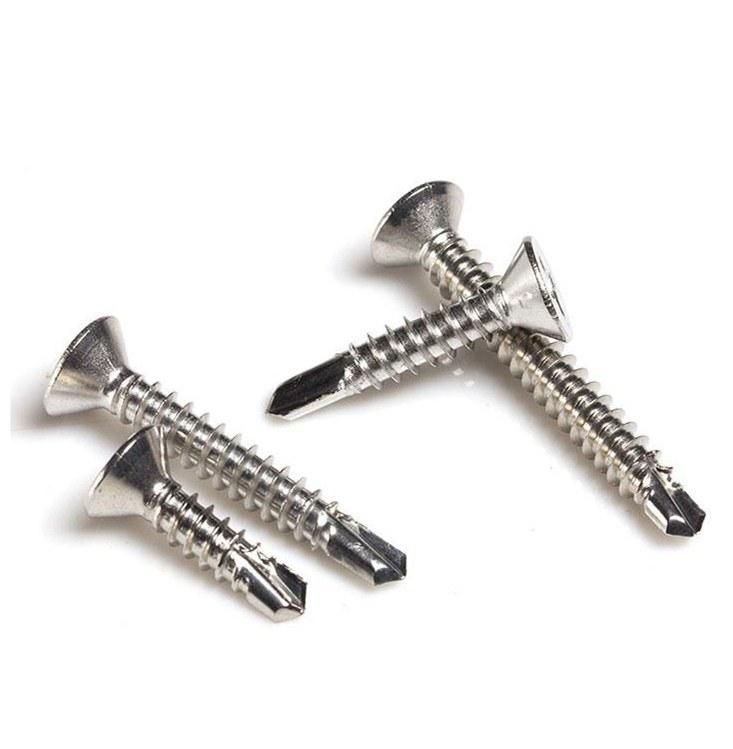 High Quality Zinc Plated Cross Countersunk Self Drilling Screw