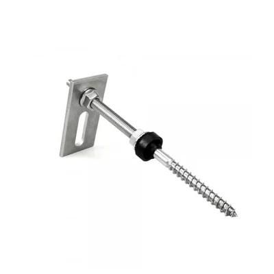 China Fastener Manufacture Double Screw 304 316 Stainless Steel Wood Thread Hanger Bolt