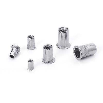 China Factory Supply Rivet Nuts Flat Head Carbon Steel