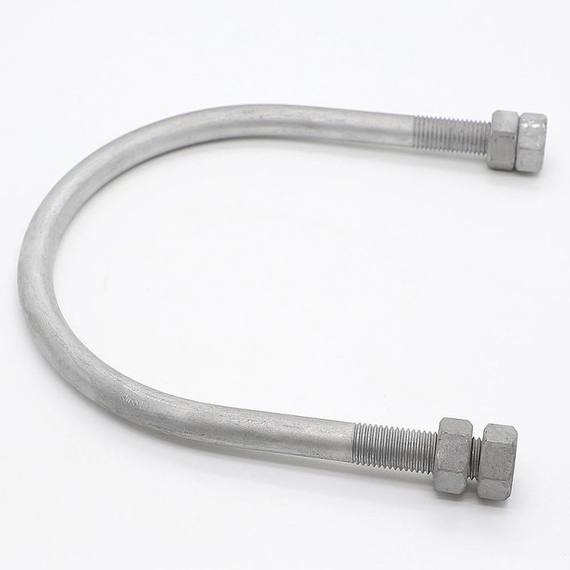 Pipe Clamps Welded Nut Clip Strut Pipe Clamp Without Lining Bolted Clip U-Bolt