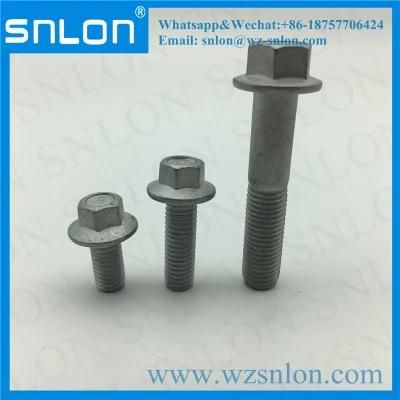 Steel Hex Head Flange Screw Bolt for Auto Parts