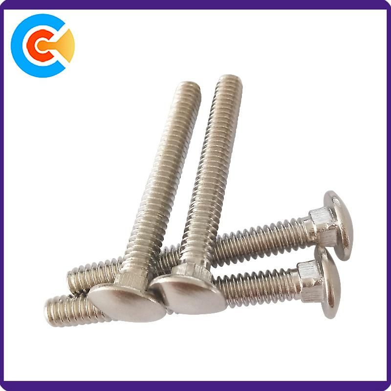 Fastener Customized Steel Hardware Carriage Head Round Head Screw