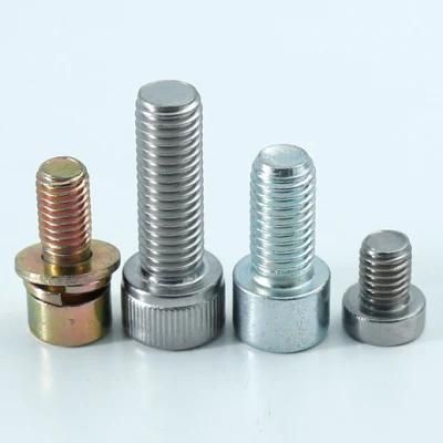 DIN 912 Hex Socket Cap Screw Hex Socket Head Bolt Allen Bolt Knurling Carbon Steel Zinc Plated Galvanized