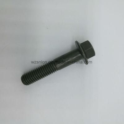 High Quality Hex Flange Bolt Half Thread with Zinc Army Green