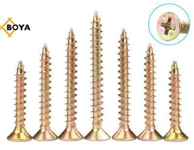 Chipboard Screw Wood Best Quality DIN7505 MDF Fiberboard Screw/Double Pozi Countersunk Tornillos Spax Screw Chipboard Screw