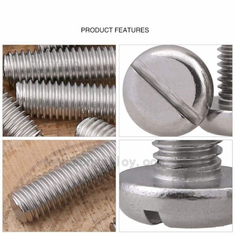 GB67 Slotted Pan Head Screw in Stainless Steel Screws