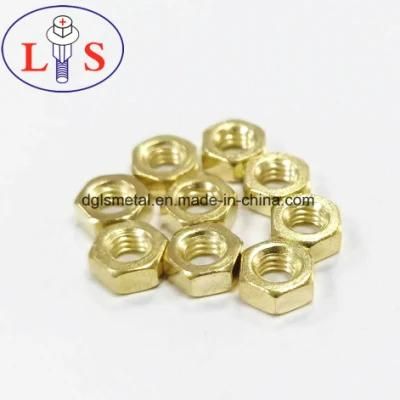 Hexagon Nuts with Yellow Zinc Plated