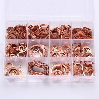 M6 M8 M10 M12 M14 M16 M18 M20 T3 O Ring Gasket Sealing Ring Copper Washer Boat Crush Washer Flat Seal Ring Fitting