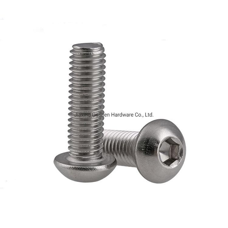 ISO 7380 Stainless Steel Hex Socket Pan Button Head Machine Screws