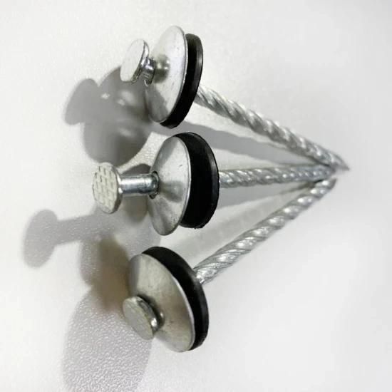 Umbrella Head Roofing Nail/Galvanized Roofing Nails with Washer