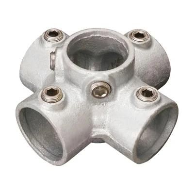 Four Way Cross Kee Klamp Fittings