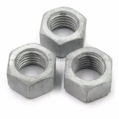 Carbon Steel DIN934 M16 Hex Nuts in HDG