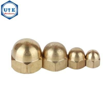 DIN1587 Brass Hexagon Domed Nuts/Acron Nuts Hex Dome Round Head Nut
