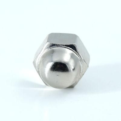 306 314 A2 A4 Stainless Steel with Cover Type Nuts, Nickel-Plated, Ball Head Cover Type, M4-M20