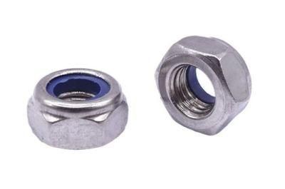 Galvanized Nylon Self-Locking Nut Locknut DIN985 Nylon Locking Hexagon Nut M6m8m10