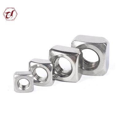Factory Price 304 316 Stainless Steel Square Nut A2 Square Nut A4 Square Nut