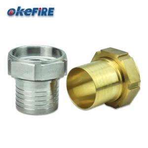 Okefire Storz Type Pipe Brass Fitting with Serrated Tail