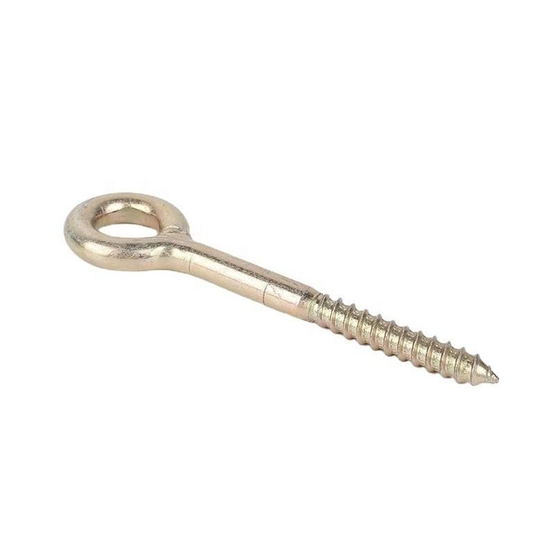 China Manufacturer Customized Eye Hook Screw Galvanized Carbon Steel Welded Eye Screw