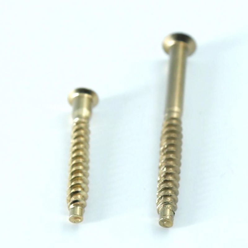 Diameter 2.9/3.5/4.2/4.8/5.5/6.3 Flat Head Furniture Screw 50mm Hex Socket Head Male Female Furniture Screw