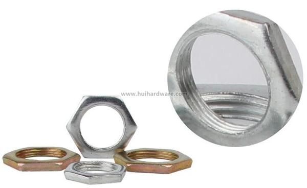 Factory Supply Galvanized Thin Hex Nuts, Hex Jam Nuts